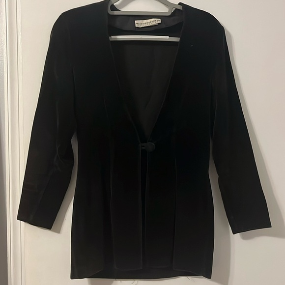 Simon Jeffery Collection Blazer Black size 8 - Picture 1 of 3